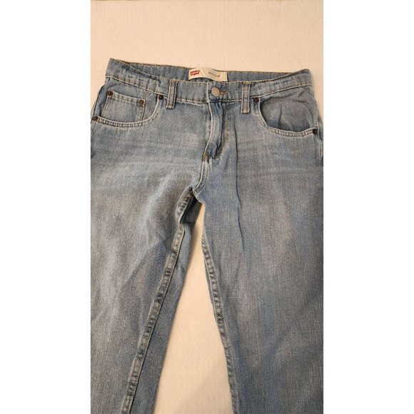 Levis 511 Slim Fit Jeans W28 L28 Light Wash Denim Made In Kenya - Picture 2 of 14